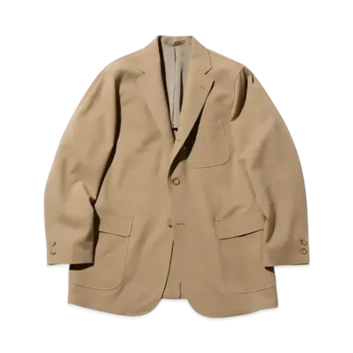 BEAMS 3B Box Fit Jacket MIL Serge "Khaki"