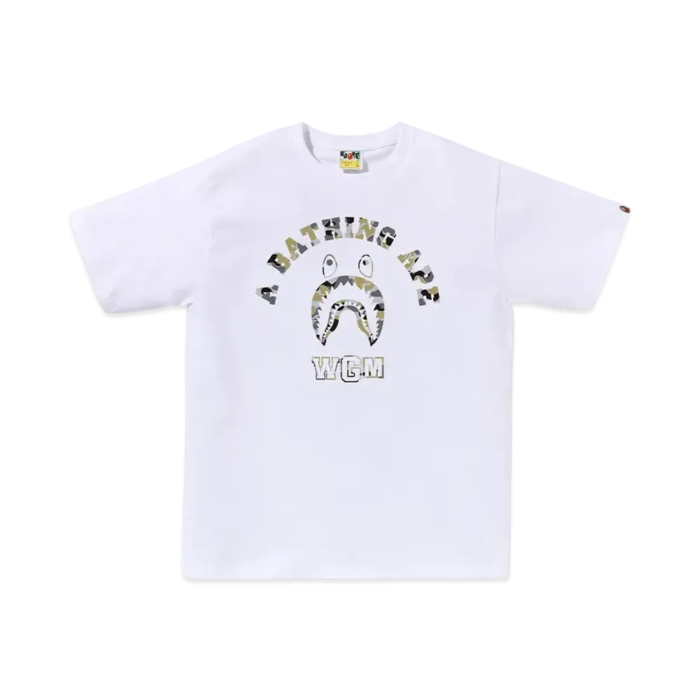 A BATHING APE Bape Store Ginza Shark College Tee "White"