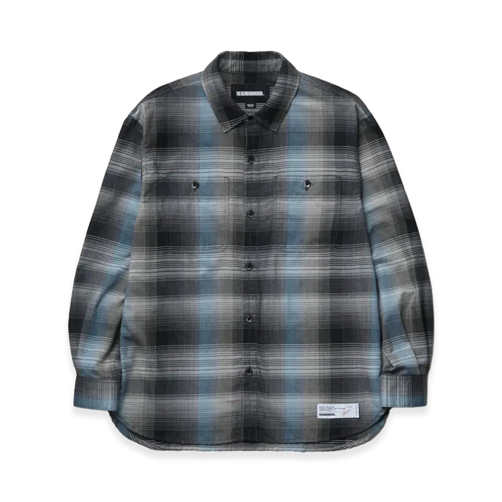 NEIGHBORHOOD Hombre Check Shirt LS "Black"