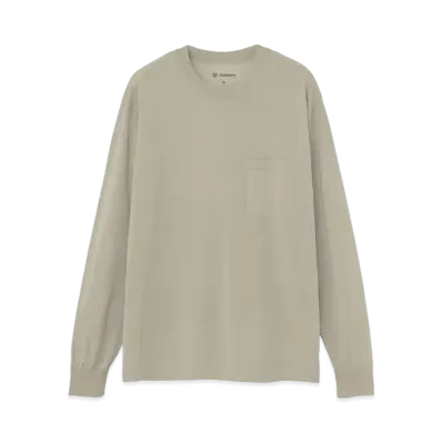 Goldwin Whole Garment Wool Knit Long Sleeve T-shirt (Unisex) "Cloudy Beige"