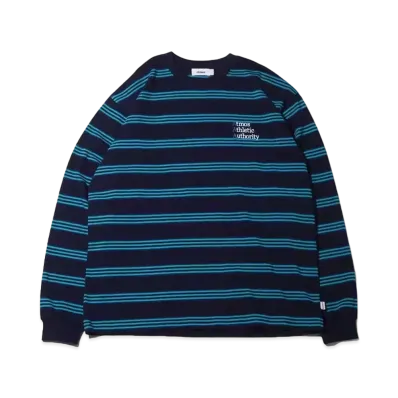 atmos Border LS T-shirts "Navy"