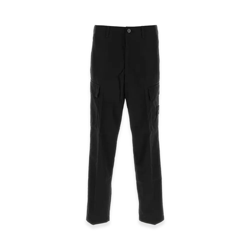 Stone Island Cotton Cargo Pant "Black"