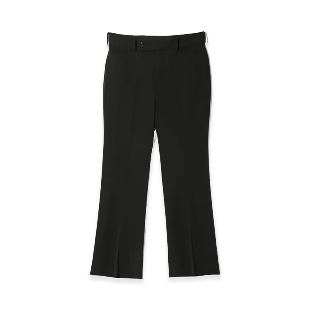 NEEDLES Boot-Cut Trouser Poly Light Double Cloth "Black"