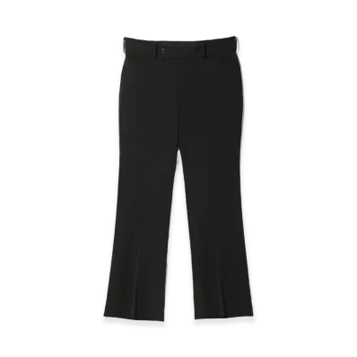 NEEDLES Boot-Cut Trouser Poly Light Double Cloth "Black"