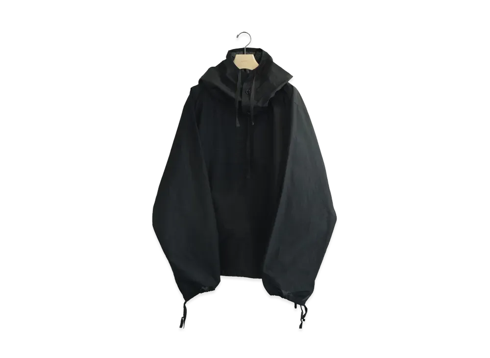 COMOLI Ripstop Smock Parka "Black"