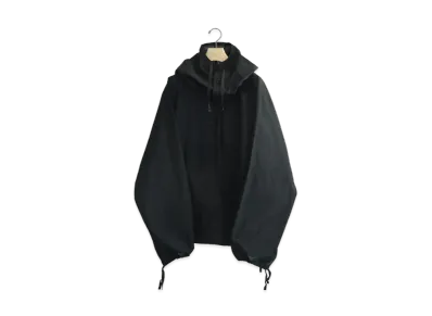COMOLI Ripstop Smock Parka "Black"
