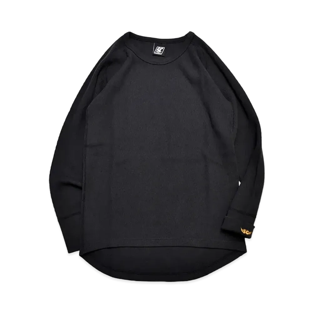 SubCulture Thermal Longsleeve T-Shirt "Black"