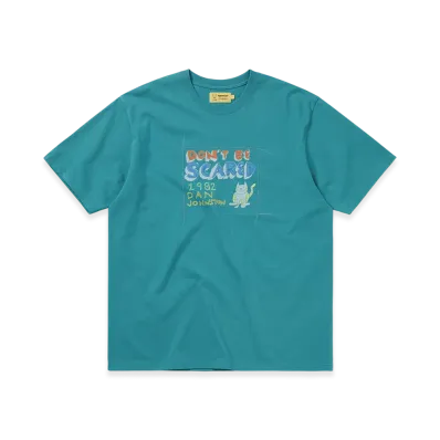 thisisneverthat x Daniel Johnston Scared Tee "Teal"