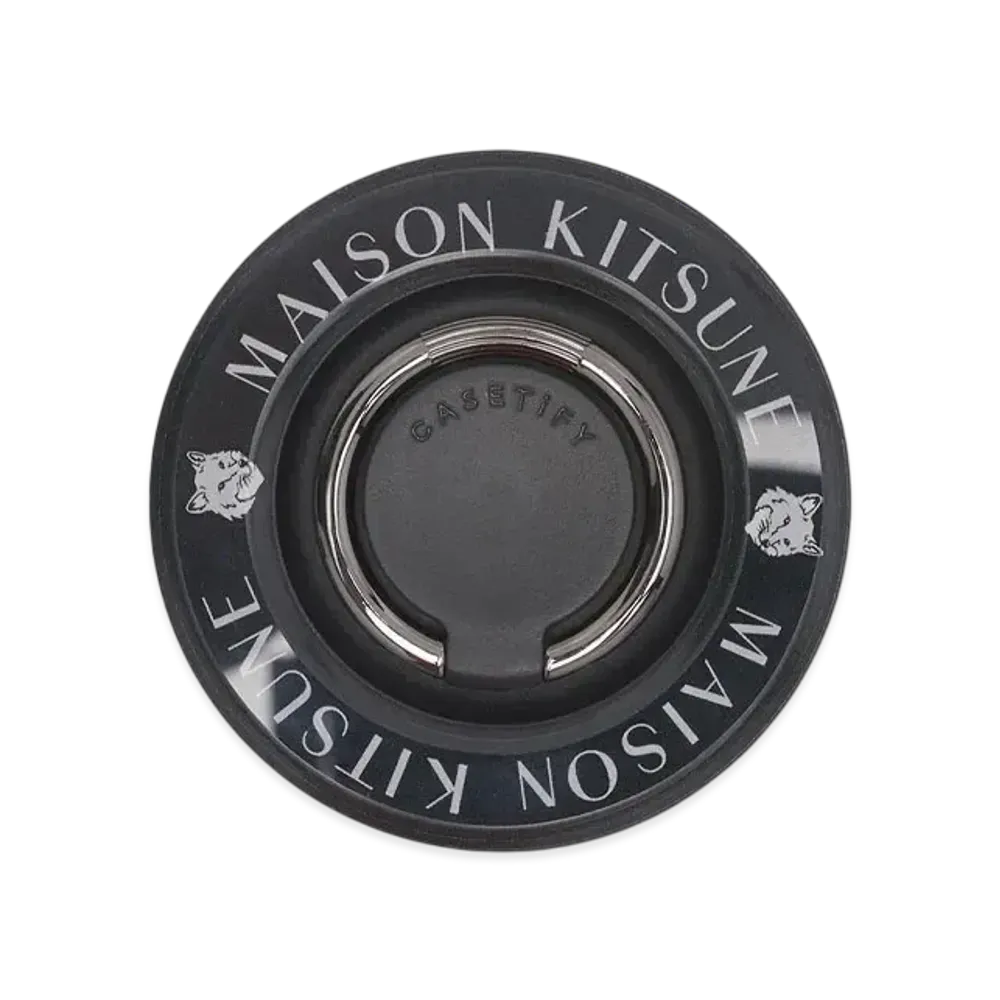 Maison Kitsune x CASETiFY Bold Fox Head Ring Holder "Black"