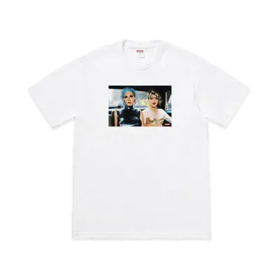 Supreme Nan Goldin Misty and Jimmy Paulette Tee "White"