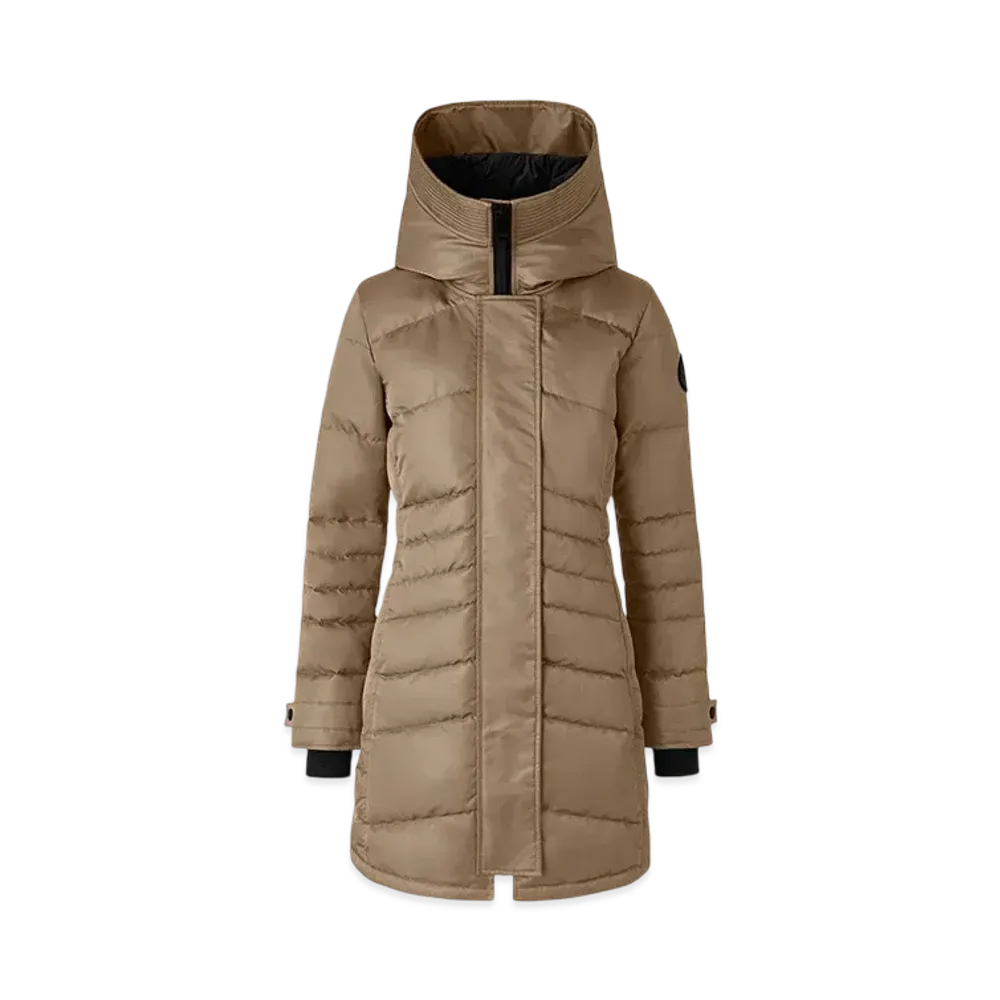 CANADA GOOSE Lorette Parka Black Label Performance Satin "Quicksand"