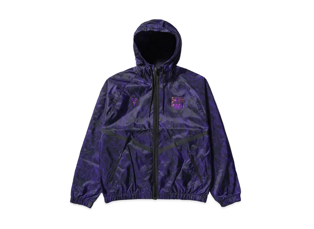 Nike FC Barcelona Away Kobe Dri-FIT Soccer Anthem Jacket "Field Purple/Black"