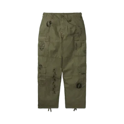 thisisneverthat x Grateful Dead Iconography BDU Pant "Olive"