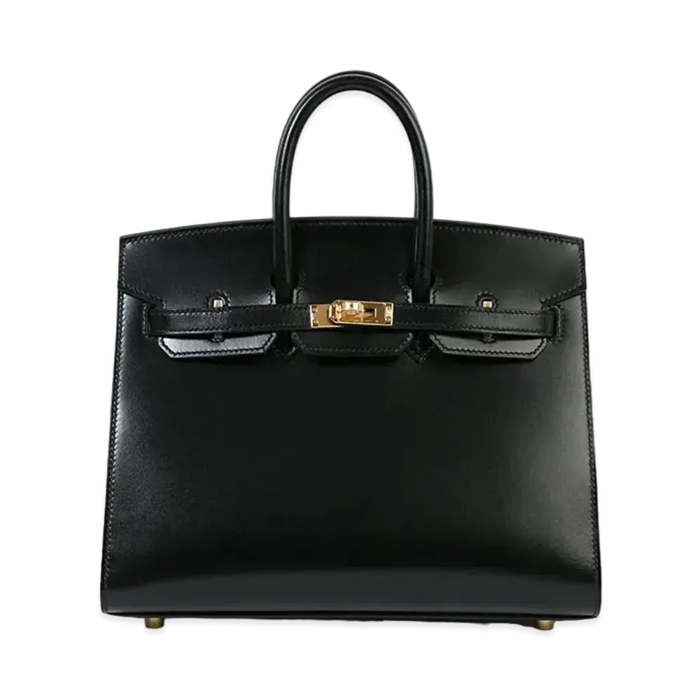 Hermes Birkin Sellier Box Calf "Noir/Gold"