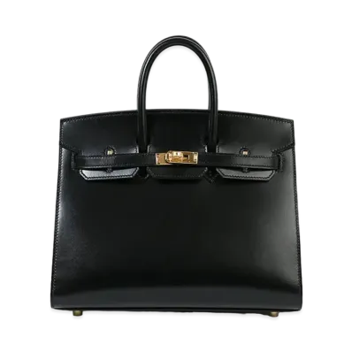 Hermes Birkin Sellier Box Calf "Noir/Gold"