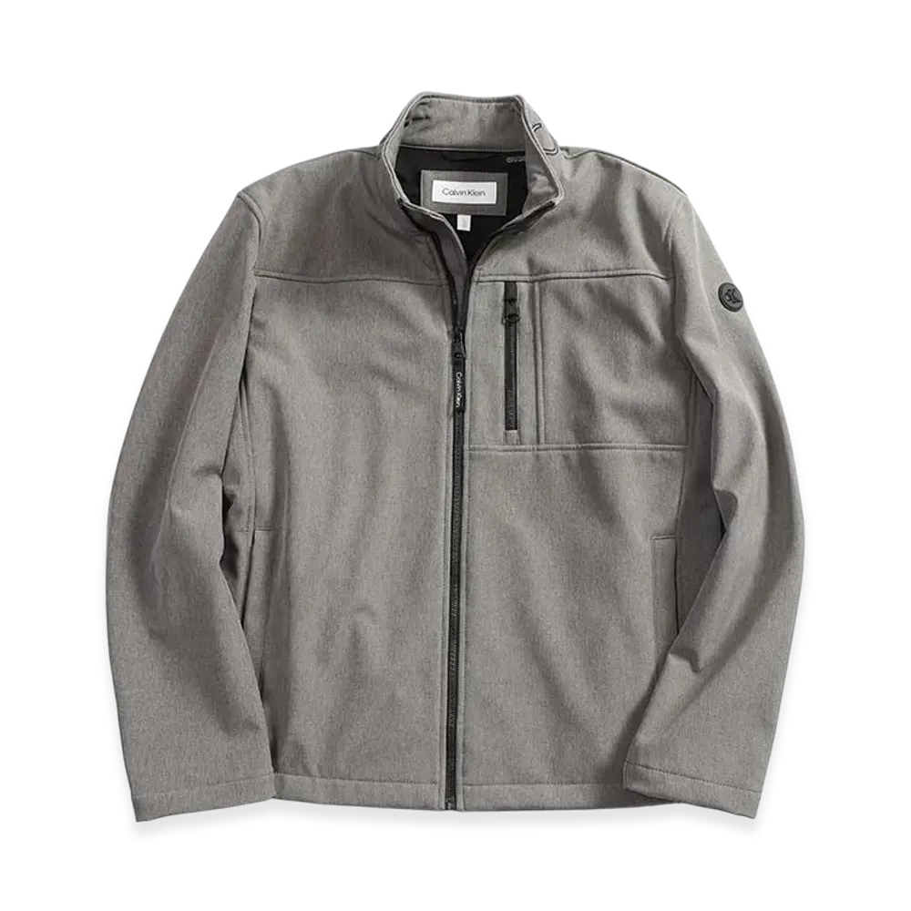 Calvin Klein Infinite Stretch Soft Shell Jacket "Light Grey Heather"