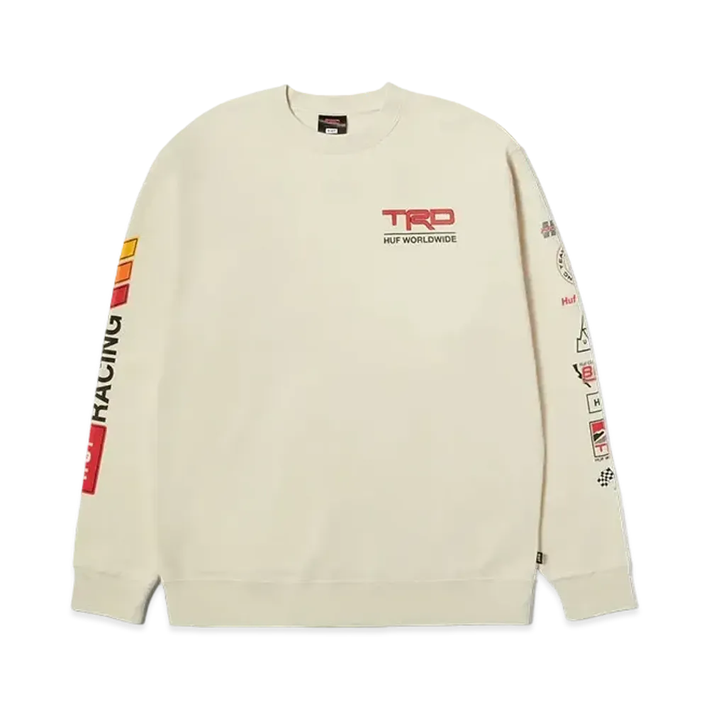 HUF x Toyota TRD Concept Crewneck Fleece "White"