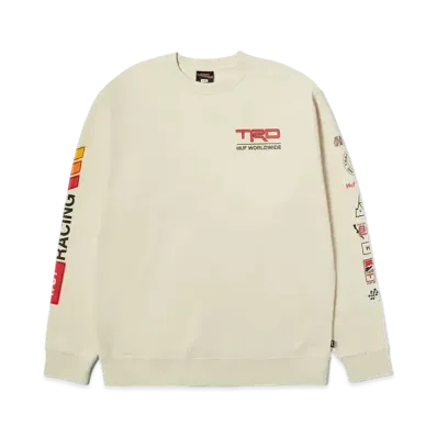 HUF x Toyota TRD Concept Crewneck Fleece "White"