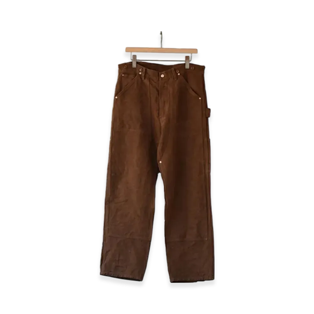 COMOLI Hemp Duck Painter Pants "Brown"