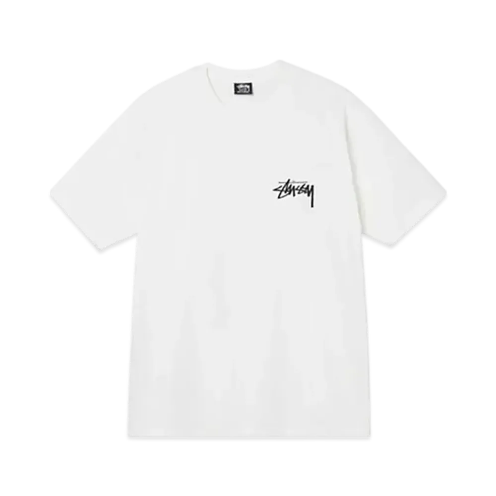 Stussy Big League Pigment Dyed Tee "White"