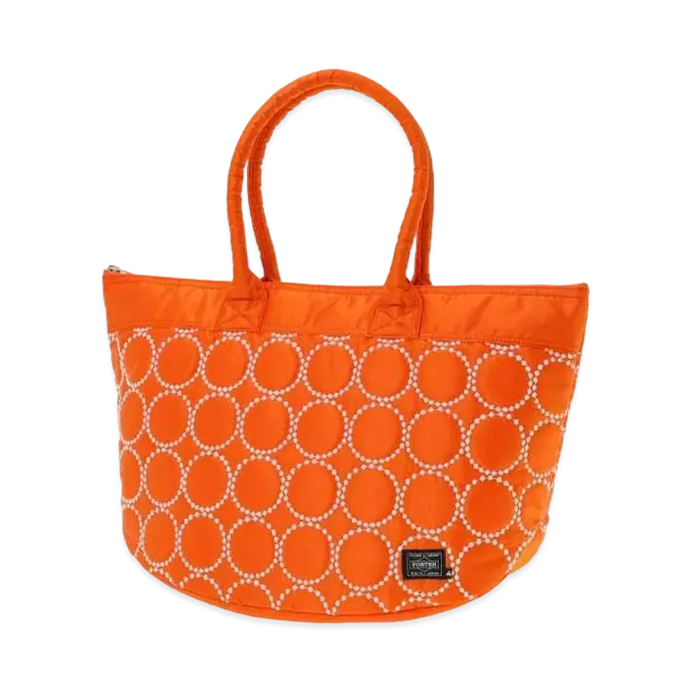 PORTER x mina perhonen Tambourine Tote Bag "Orange"