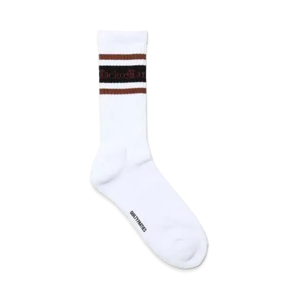 WACKO MARIA Logo Jacquard Socks "Brown"