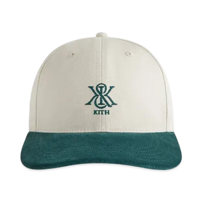 Kith Two-Tone Suede Brim Aaron Classic Cap "Sandrift"
