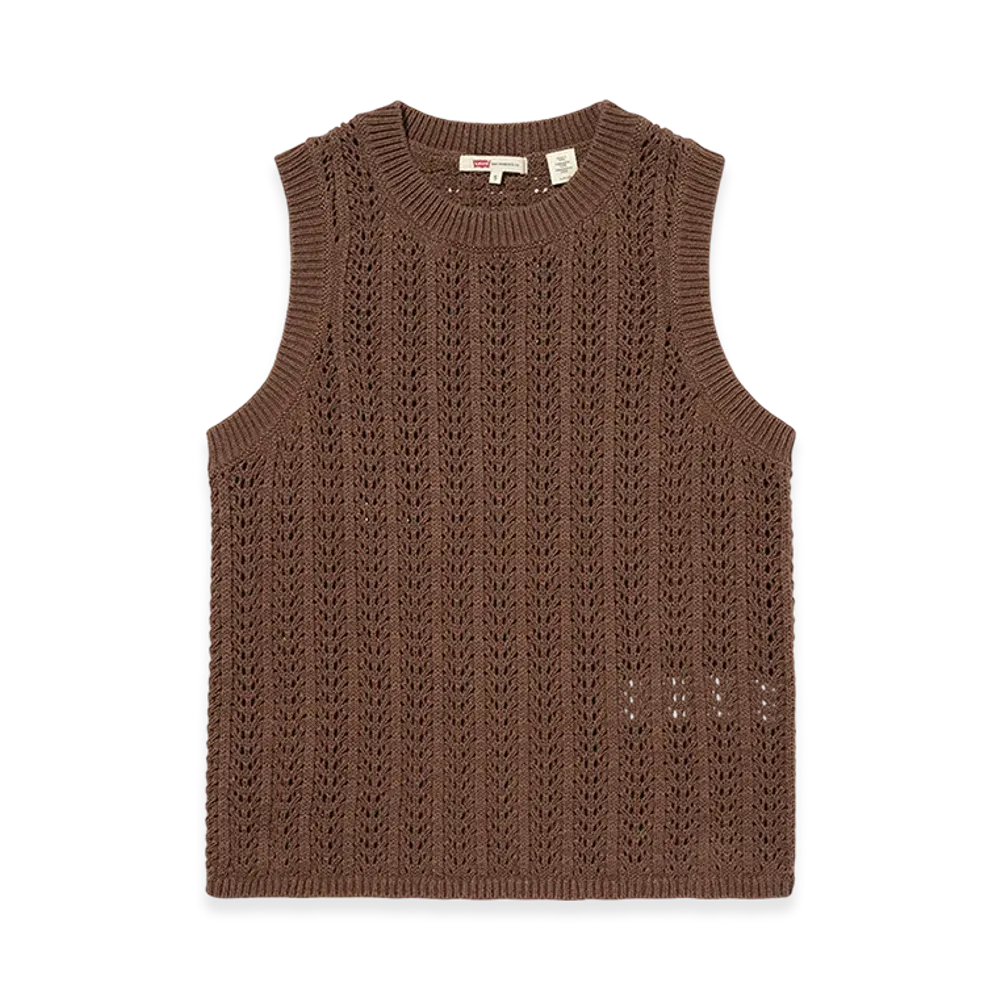 Levi's Sunrise Knit Tank Top "Brown"