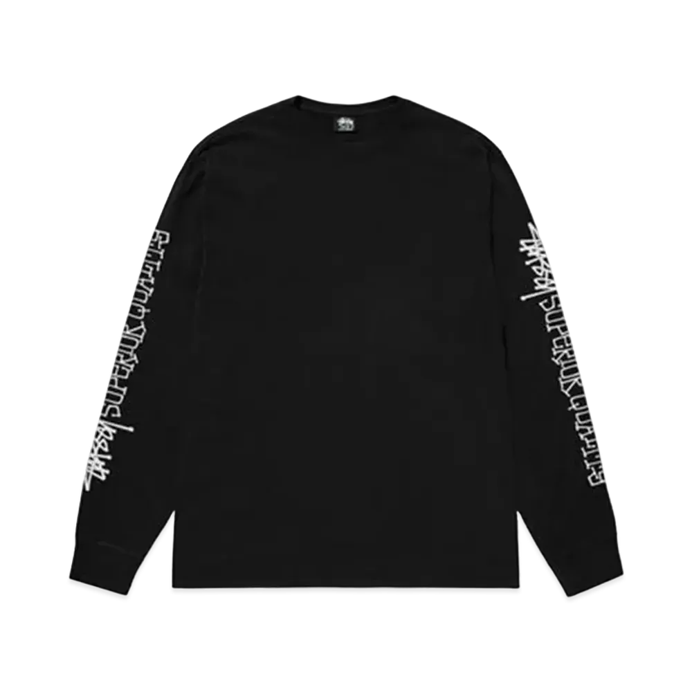 Stussy Superior Quality LS Tee Pigment Dyed "Black"