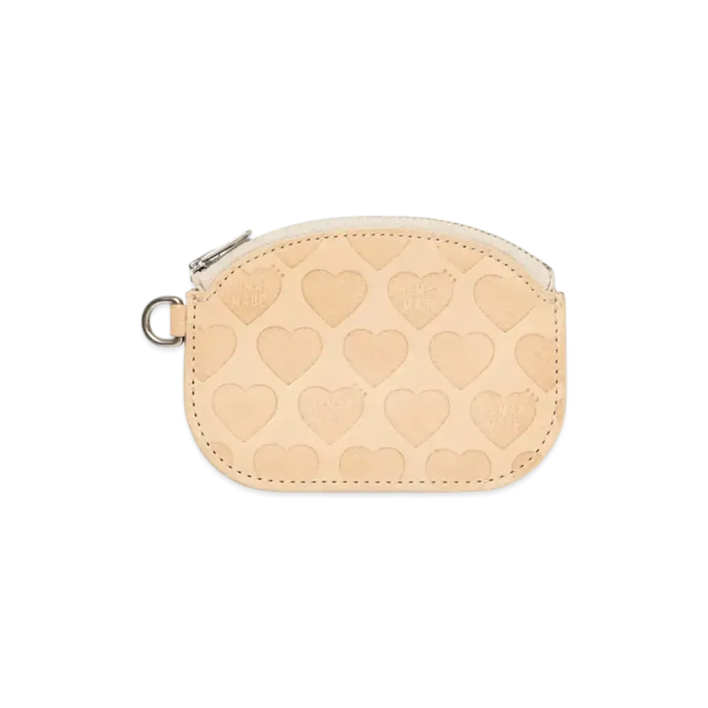 HUMAN MADE Leather Coin Case "Beige"