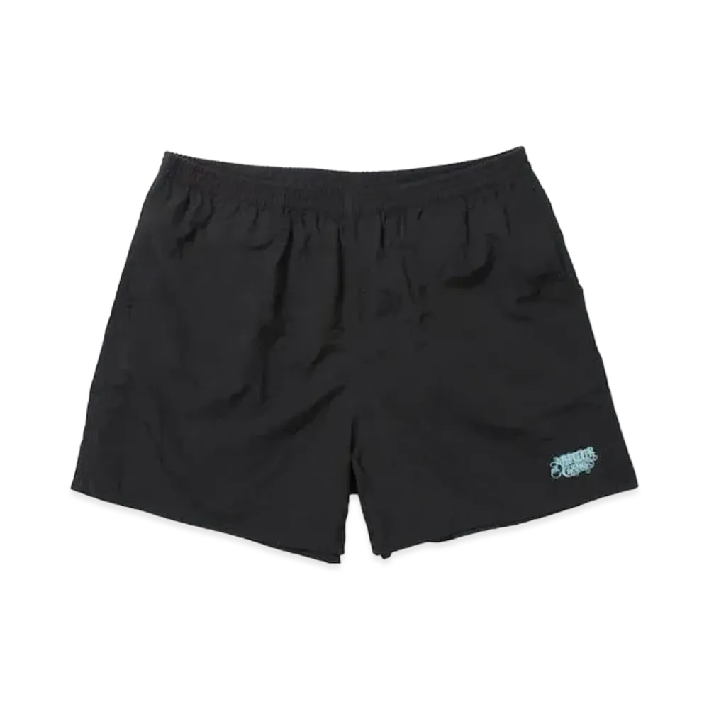 APHRODITEGANG Classic Logo Nylon Shorts "Black Blue"