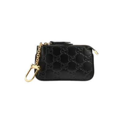 GUCCI Signature Leather Key Pouch