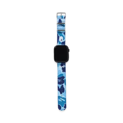 A BATHING APE Nato Band M Mobile "Blue"