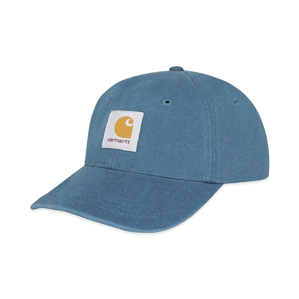 Carhartt WIP Canvas 6-Panel Cap "Blue River/White(Stone Washed)"