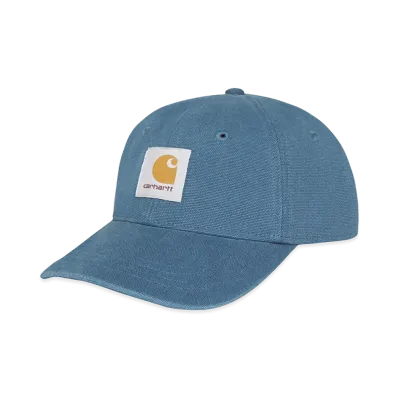 Carhartt WIP Canvas 6-Panel Cap "Blue River/White(Stone Washed)"