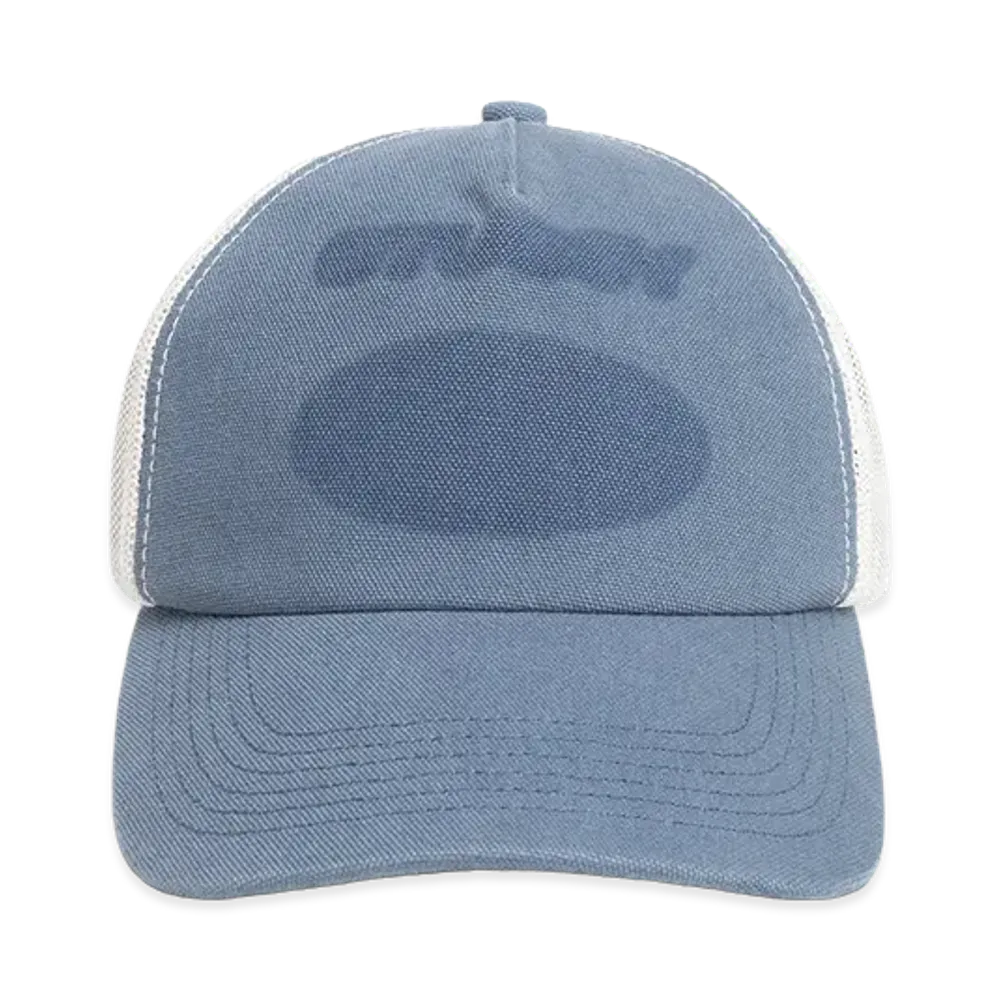 Stussy Ghost Logo Trucker "Blue"