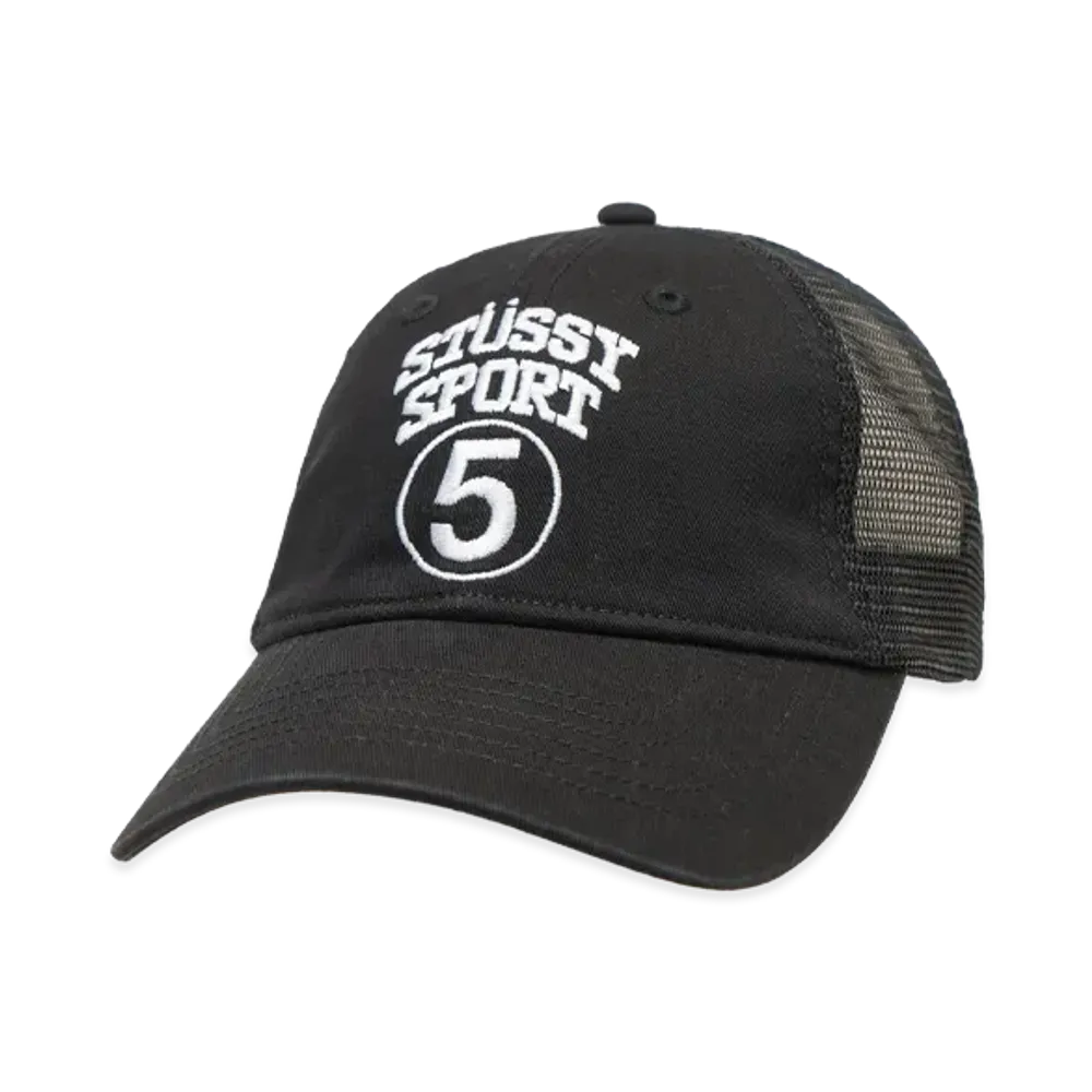 Stussy Low Profile Sport 5 Strapback "Black"