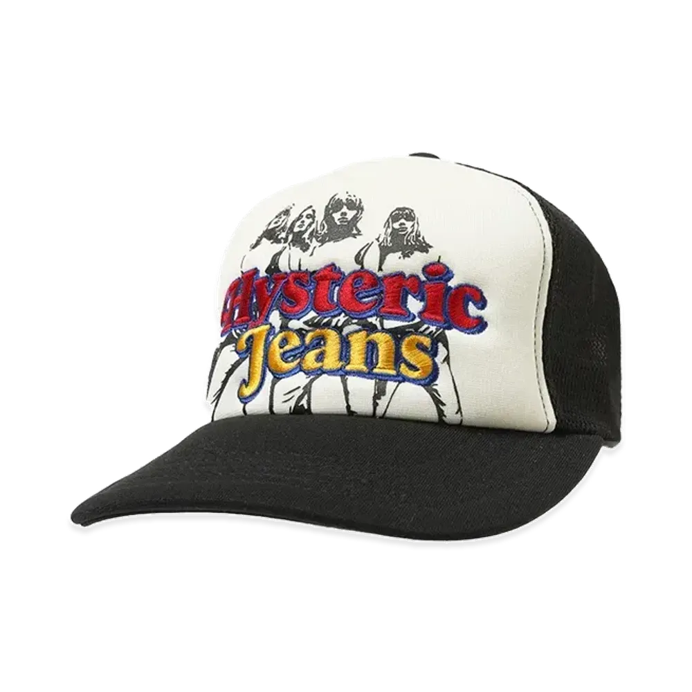 HYSTERIC GLAMOUR Hysteric Jeans Embroider Mesh Cap "Black" 02243QH03