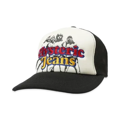 HYSTERIC GLAMOUR Hysteric Jeans Embroider Mesh Cap "Black" 02243QH03