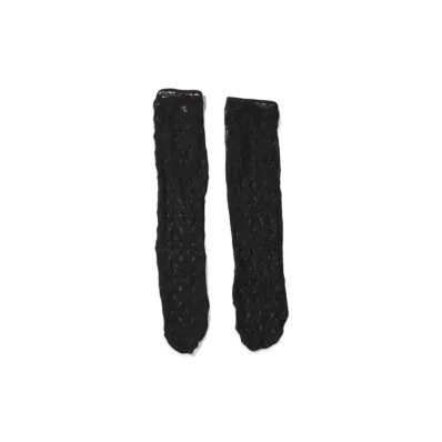 atmos pink Lace Socks "Black"