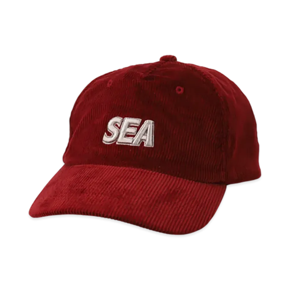 WIND AND SEA Corduroy ESS Cap "Red"