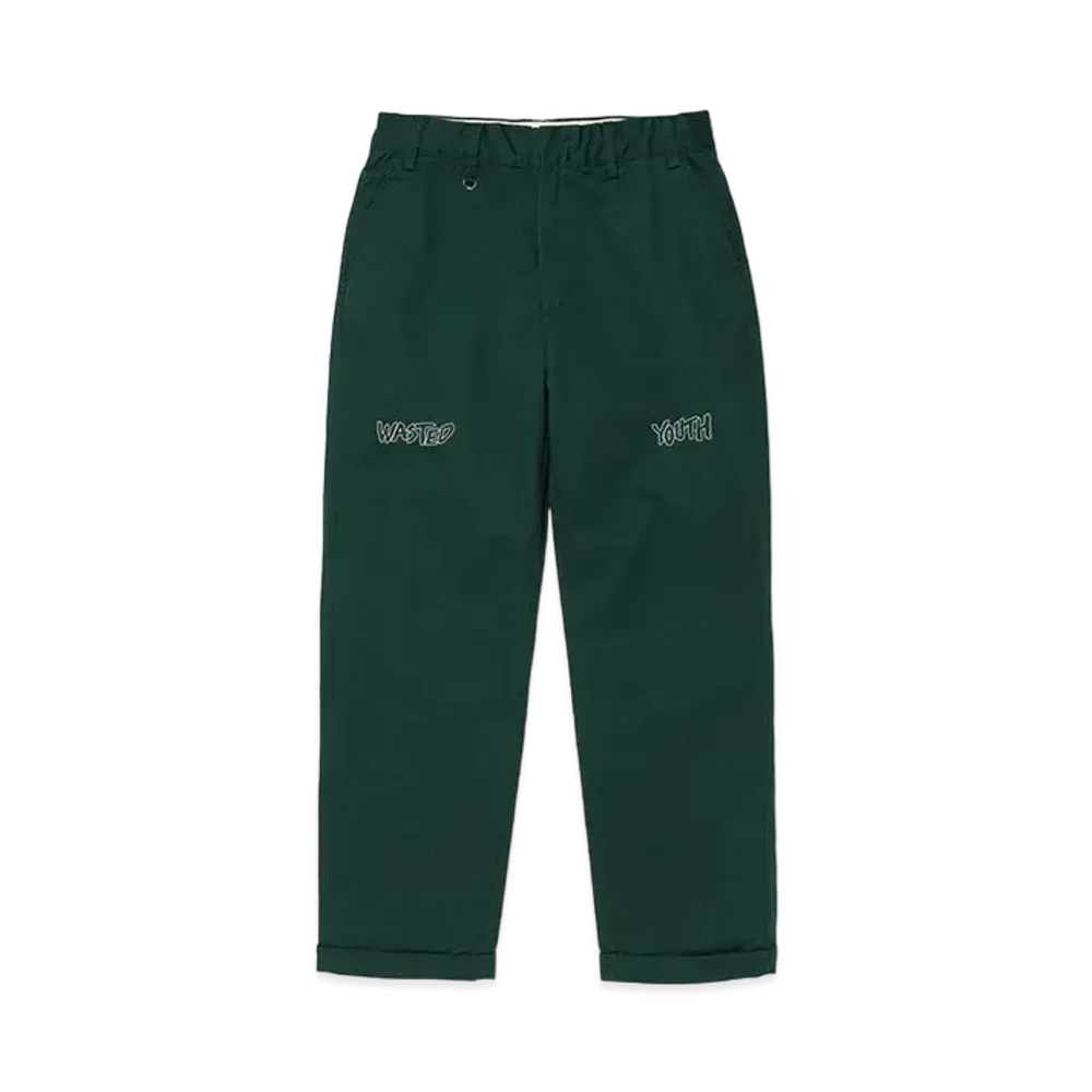 Wasted Youth Chino Pants "Green" / VERDY