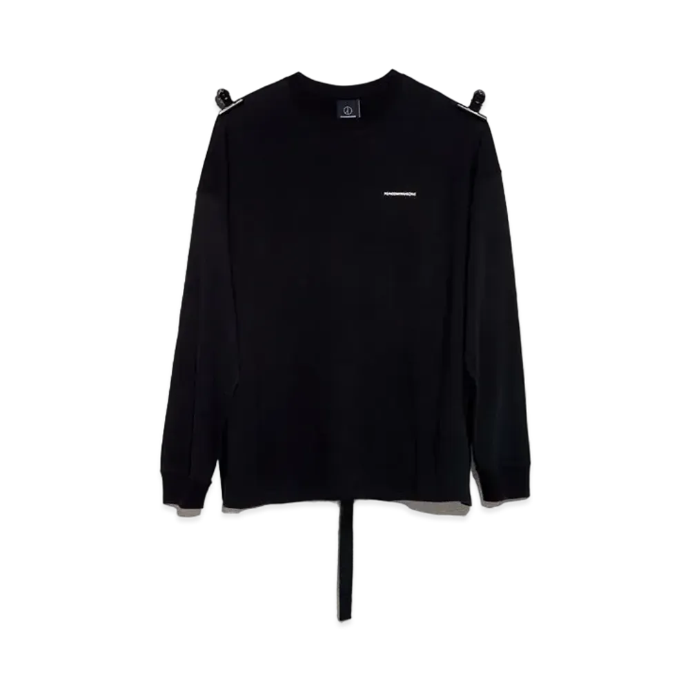 PEACEMINUSONE x FRAGMENT DESIGN. LONG SLEEVE T-SHIRT #1 "Black" / G-DRAGON