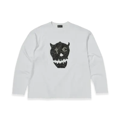 THUG CLUB TC Skull Long-Sleeve "White"
