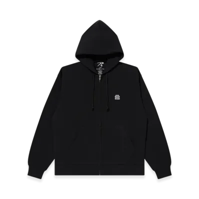 BlackEyePatch Small OG Thermal Zip Hoodie "Black"