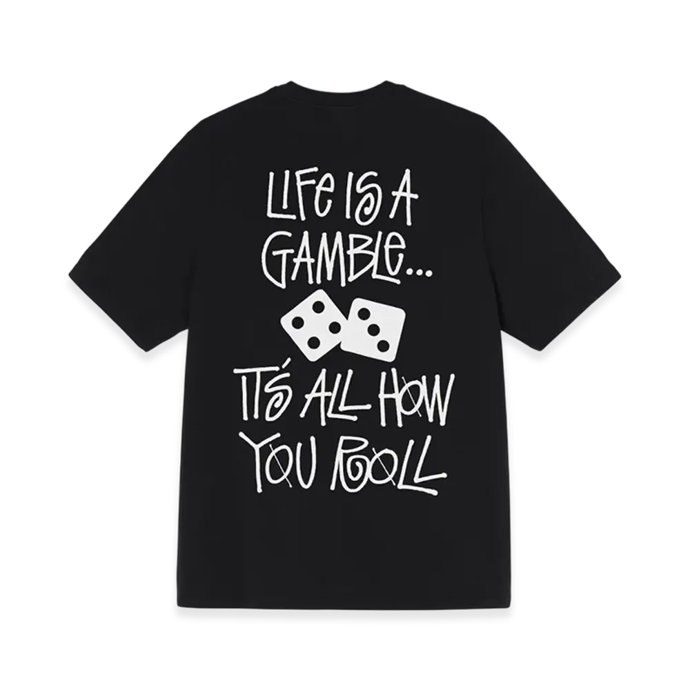 Stussy Life Is A Gamble Pigment Dyed Tee "Black"
