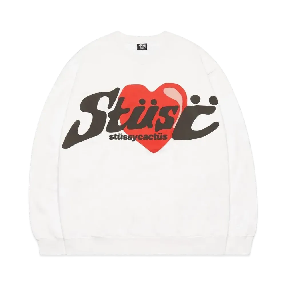 Stussy CPFM HEART CREW "White"