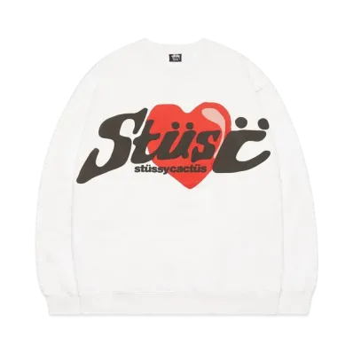 Stussy CPFM HEART CREW "White"