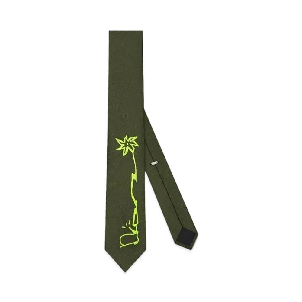 Dior x Cactus Jack Neck Tie "Green"