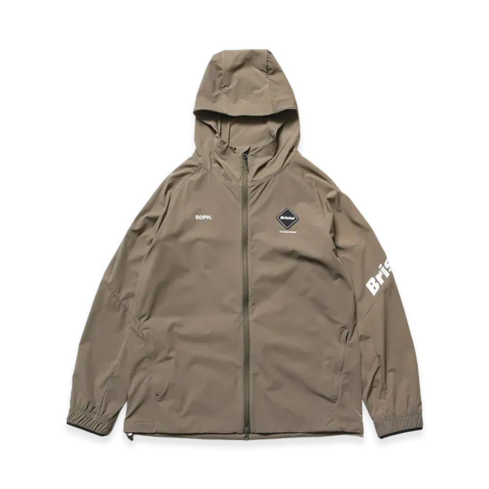 F.C.Real Bristol Cordura 4-Way Stretch Ventilation Hoodie "Greige"